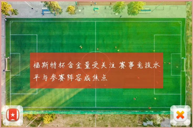 福斯特杯含金量受关注 赛事竞技水平与参赛阵容成焦点